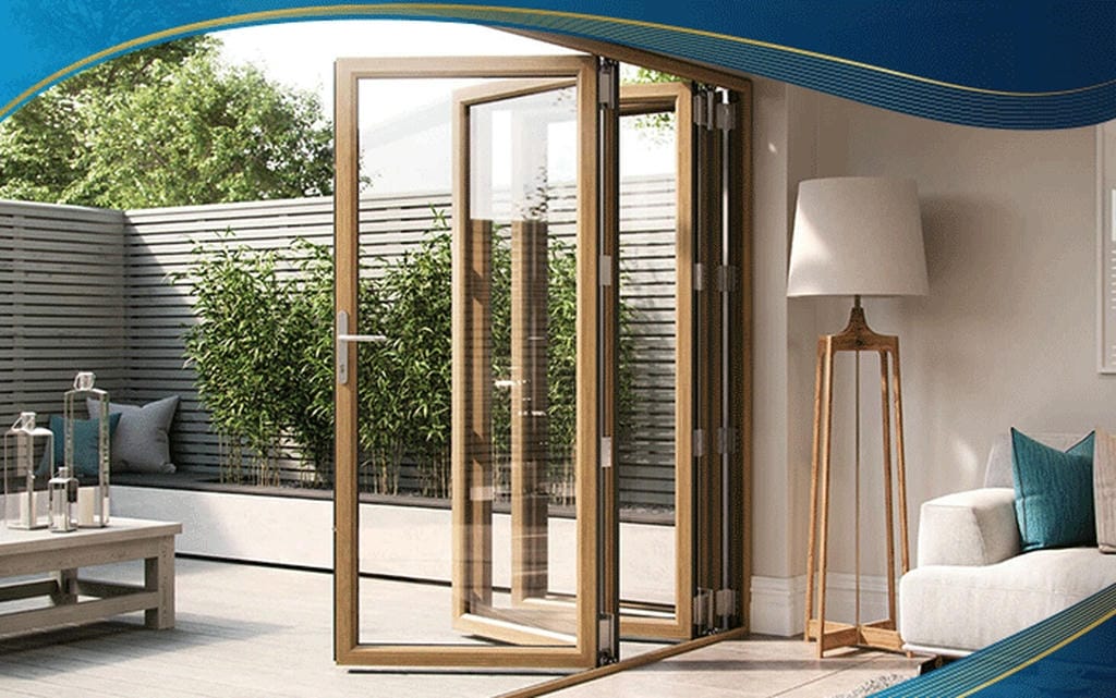 cửa đi xếp trượt 5 cánh