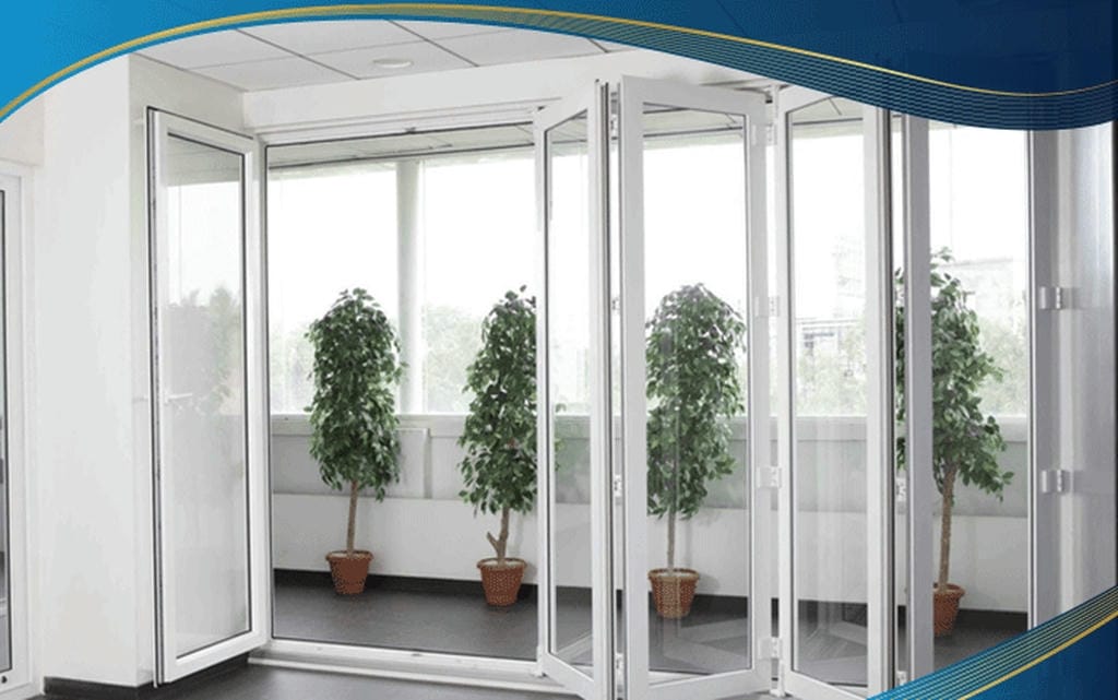 cửa đi xếp trượt 5 cánh