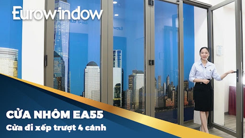 cửa nhôm 4 cánh eurowindow