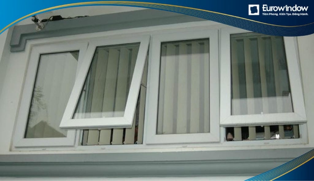 cửa sổ nhôm 4 cánh mở hất
