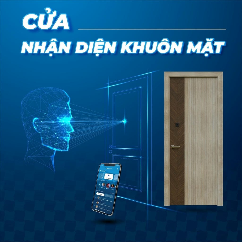 cửa nhận diện khuôn mặt